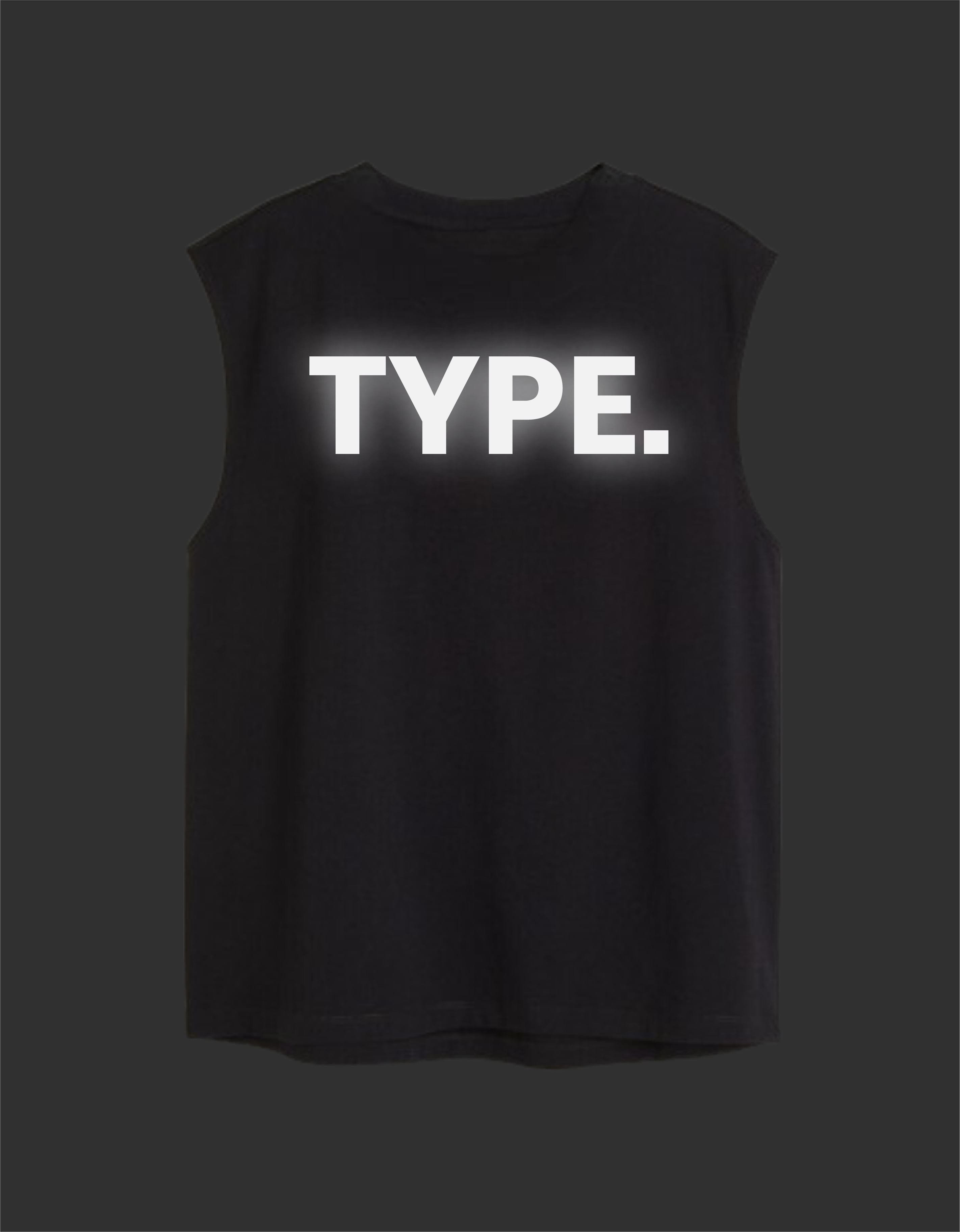 Reflective Sleeveless Tee